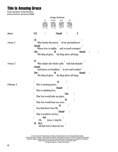 this is amazing grace guitar tabs|This Is Amazing Grace Tab .